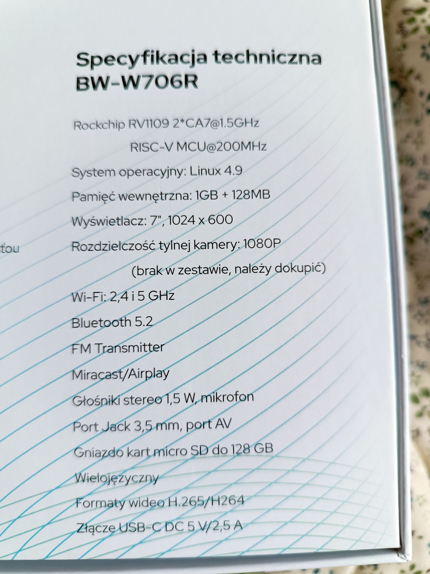 CarPlay Android Auto 7” | NOWY ekran do auta | GPS, BT, FM