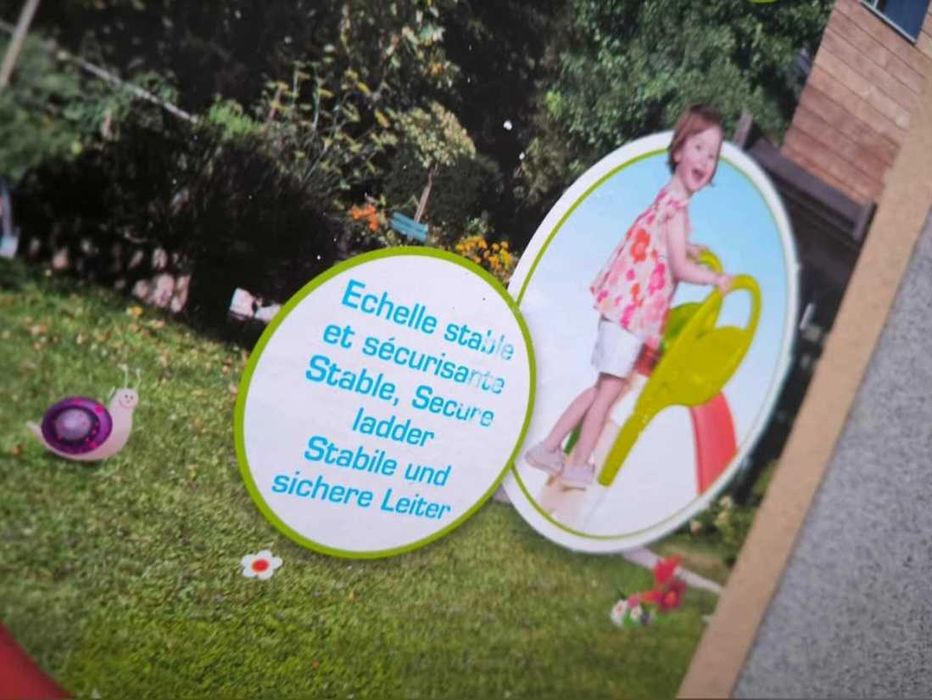 Casa de Jardim Infantil + Escorrega- Novos Selados p/ Crianças +2 anos