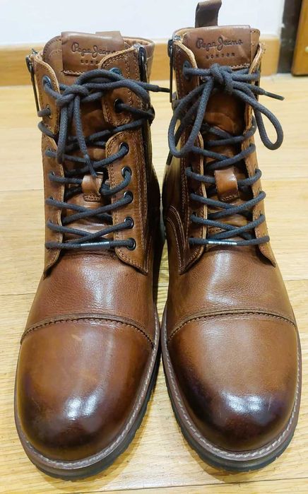 Botas Pepe Jeans nº 43 como novas - usadas apenas uma vez - Couro