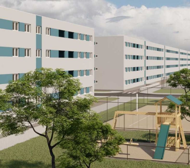 Apartamento T3 com varanda e garagem, perto da Universidade.