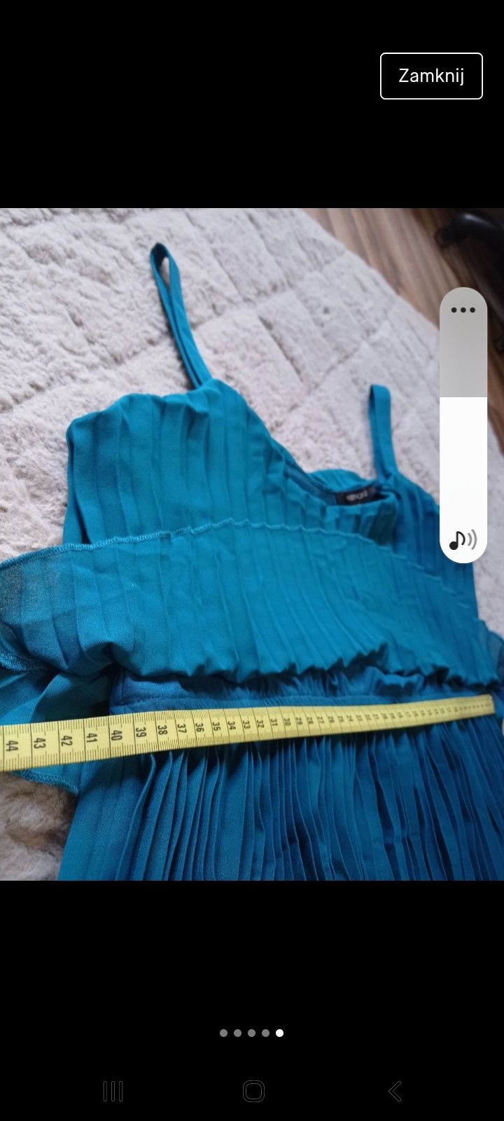 Sukienka plisowana rozmiar 42 Esmara