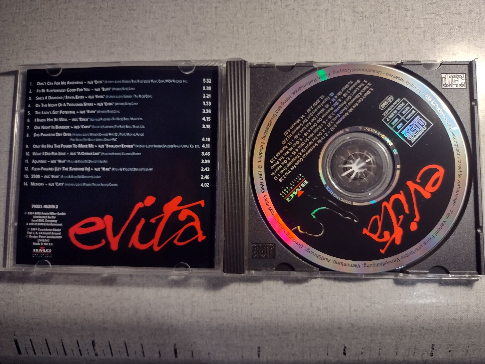 Płyta CD Evita idealny stan