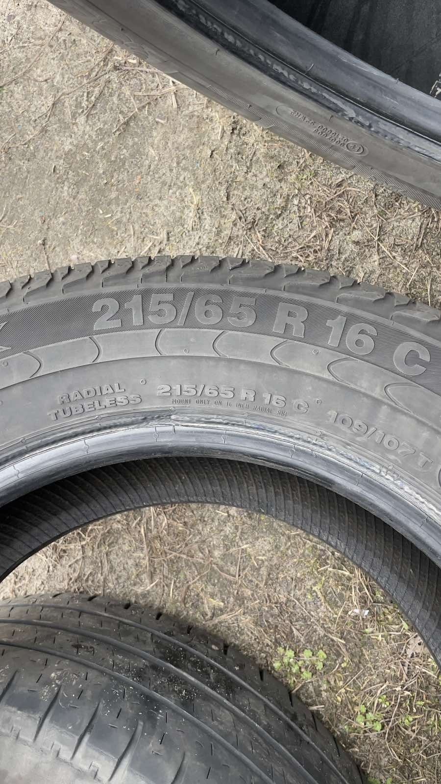 Резина Michelin Agilis 215/65/R16 C,  б/у