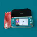 Nintendo Switch Lite Animal Crossing + 7 gier + futerał