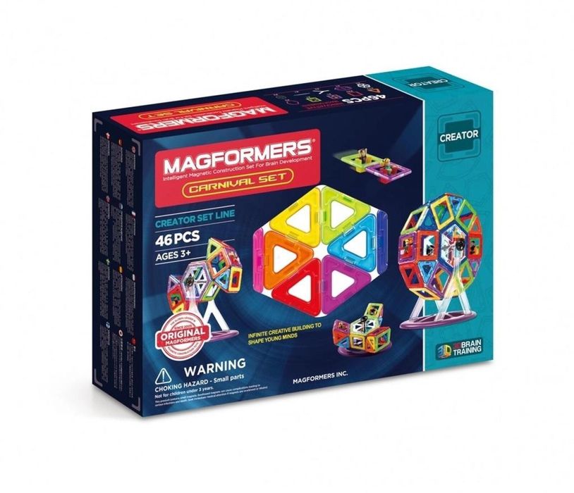 Magformers Creator Karnawał 46el pudełko,344x250 mm