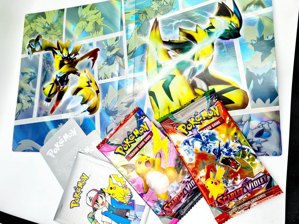 Nowy duży zestaw Pokemon album A5 + karty - zabawki