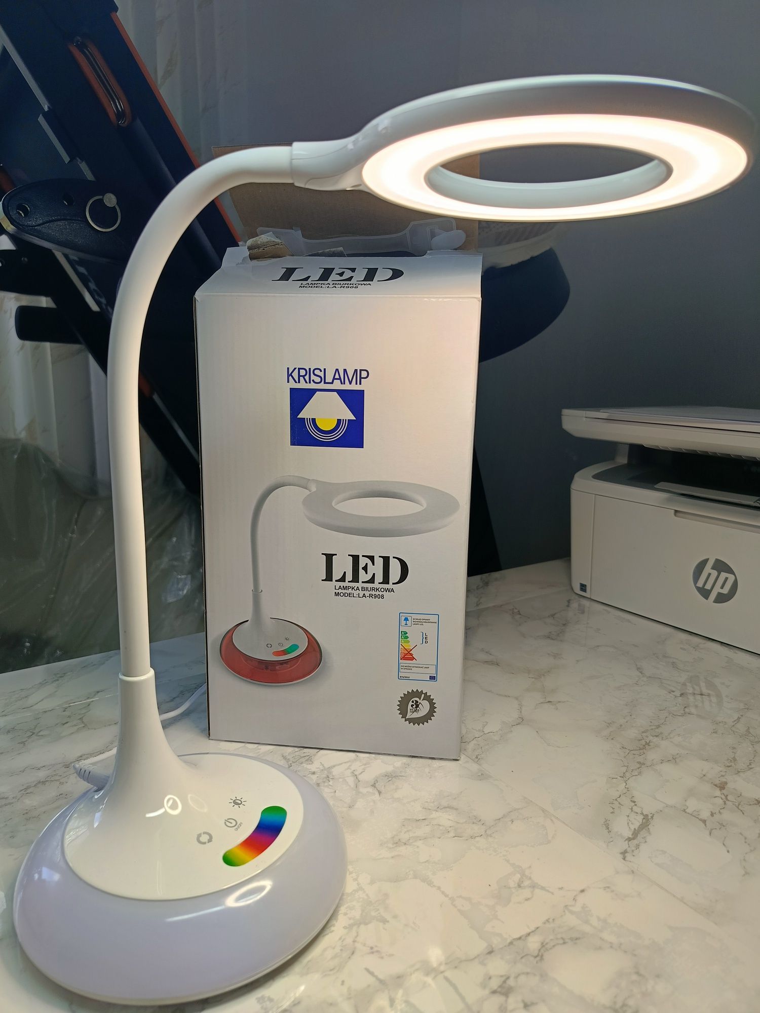 Lampka LED krislamp na biurko