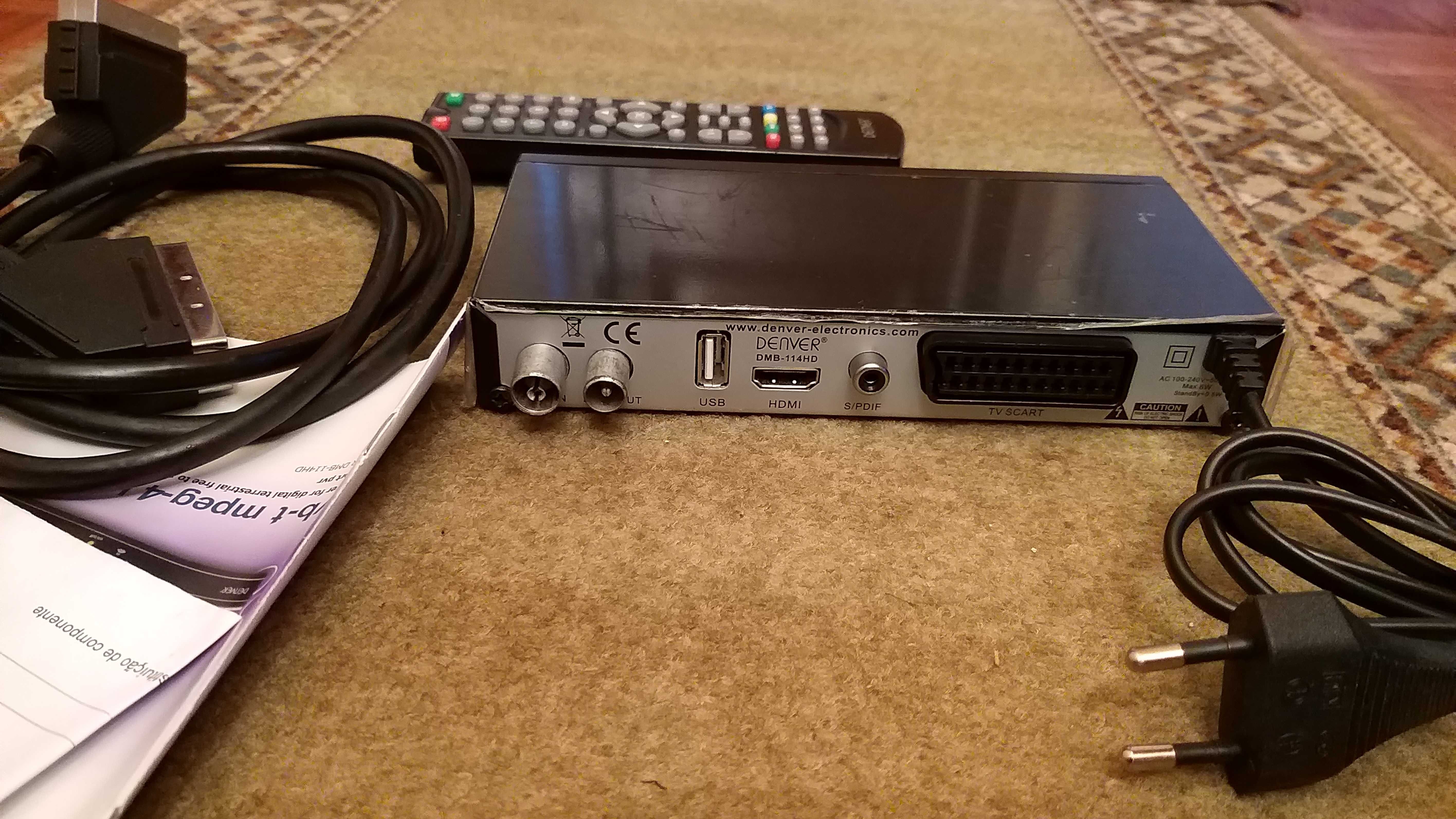 aparelho TDT Denver DMB-114 HD