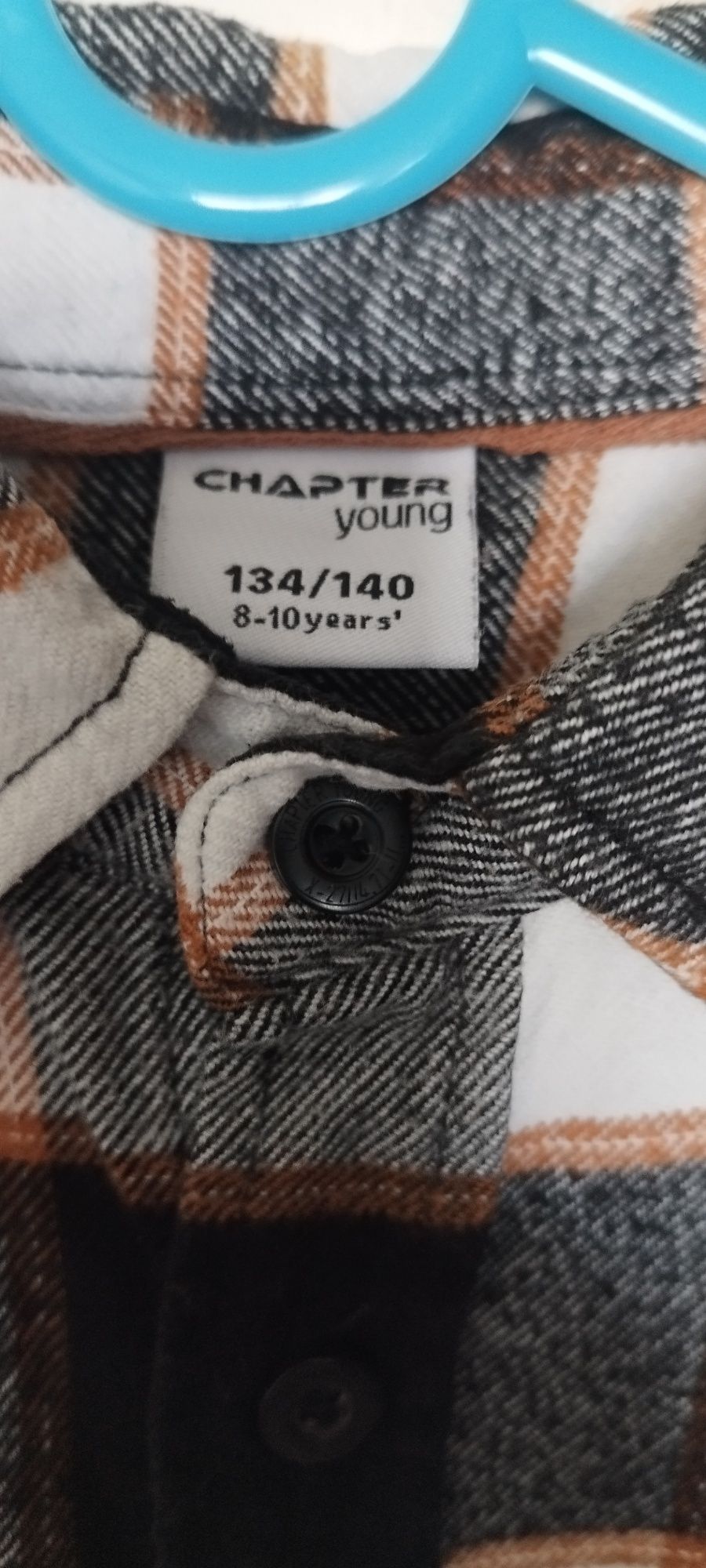 Koszula flanelowa w kratę 134 140