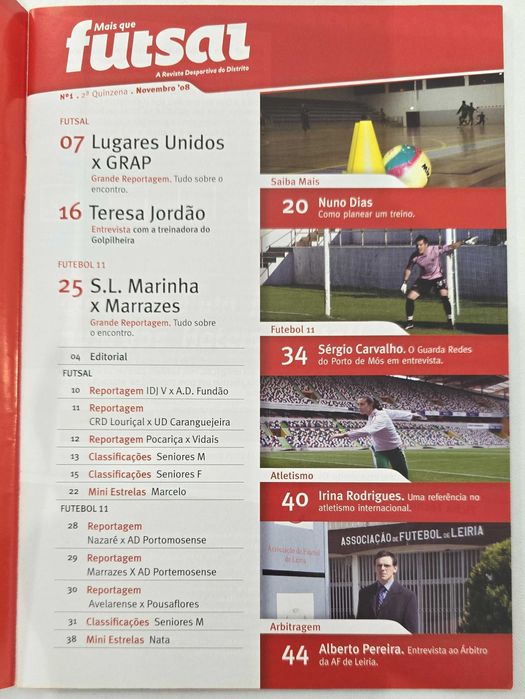 Revista Mais que Futsal - Nº 1 Novembro 2008