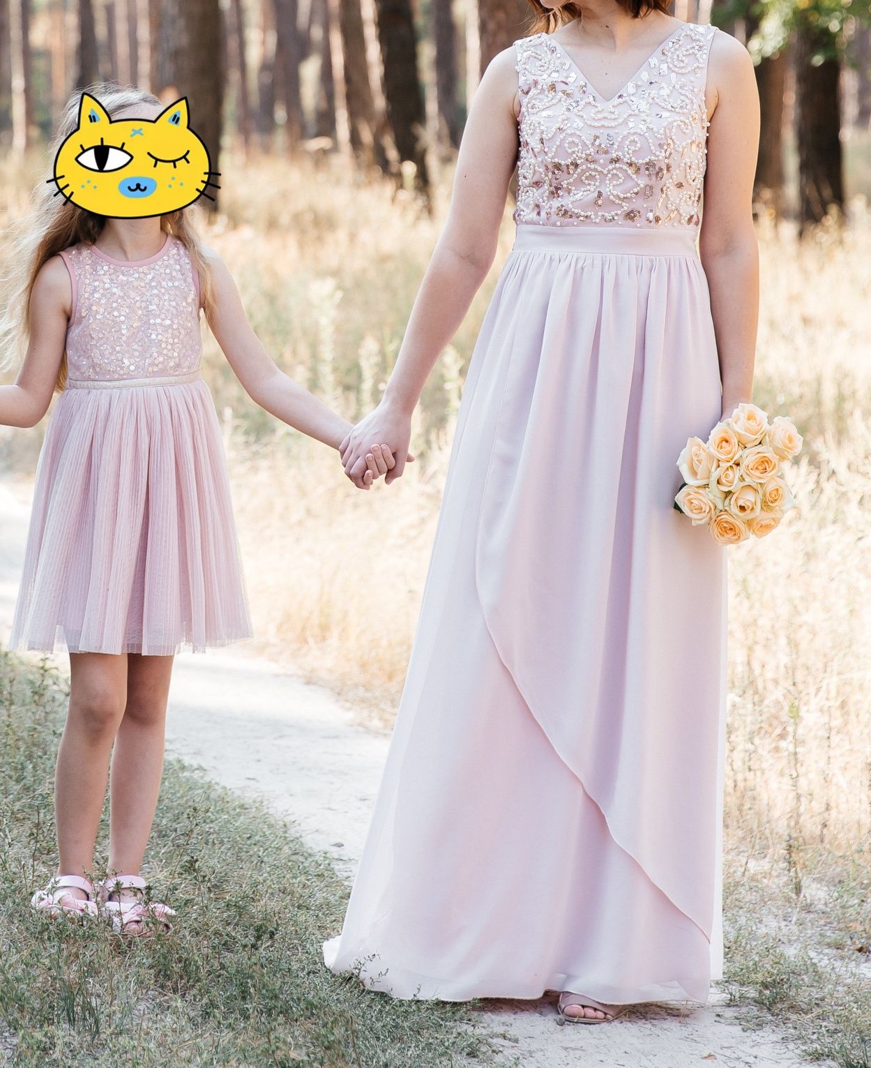Family look мама-дочка для фотосессии ціна за два плаття