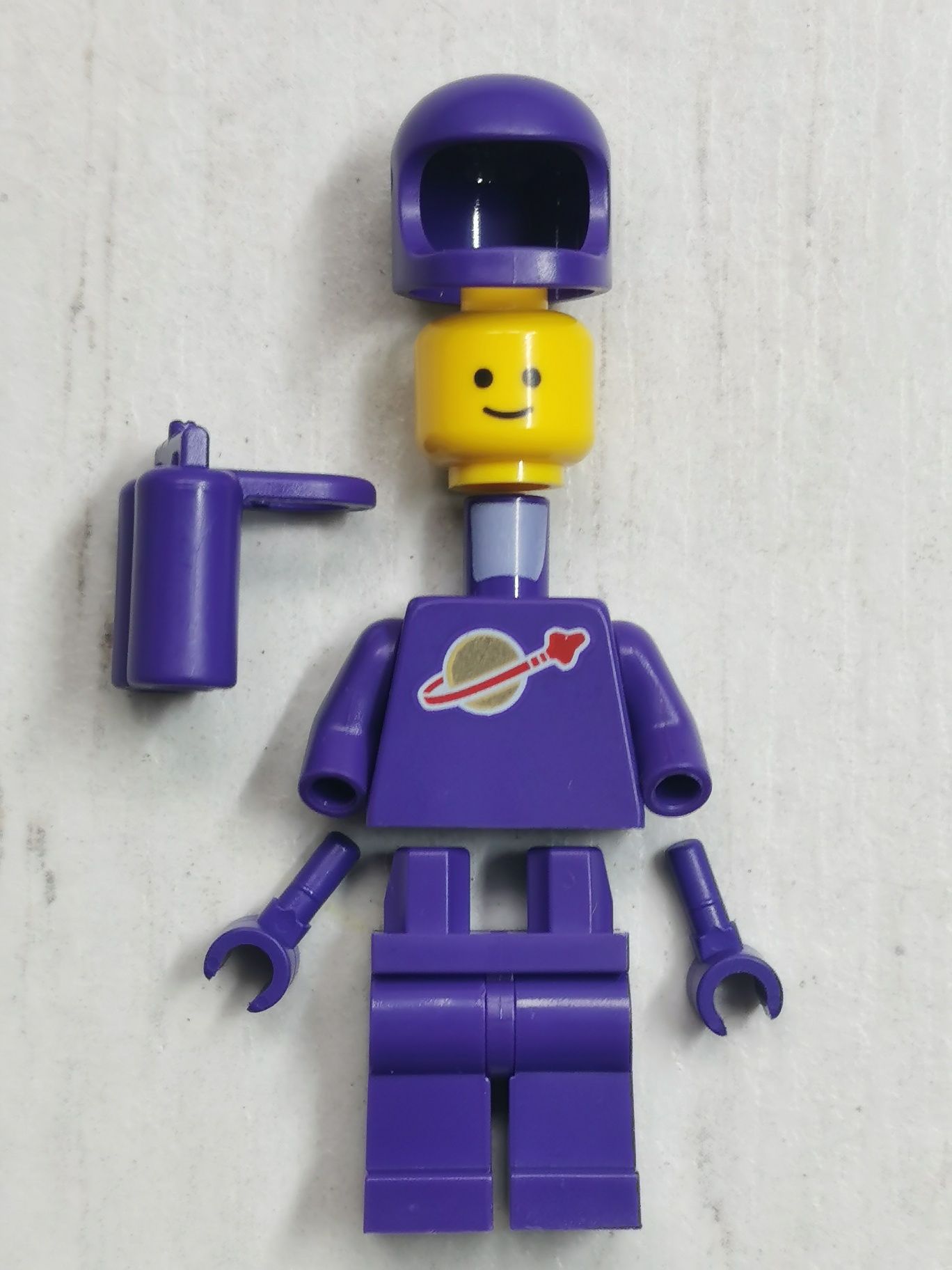 Lego Space deep purple / fioletowy spaceman NOWY! nie składany! UNIKAT
