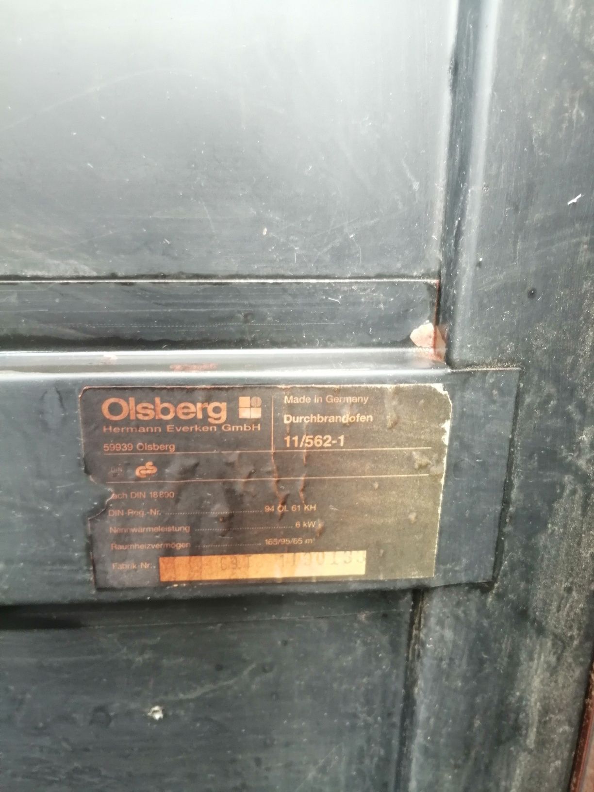 Piecyk żeliwny emaliowane  6 kw stan idealny