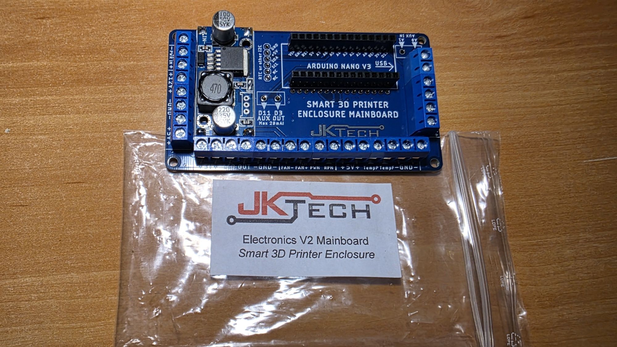 Controladora para enclosure de impressora 3D