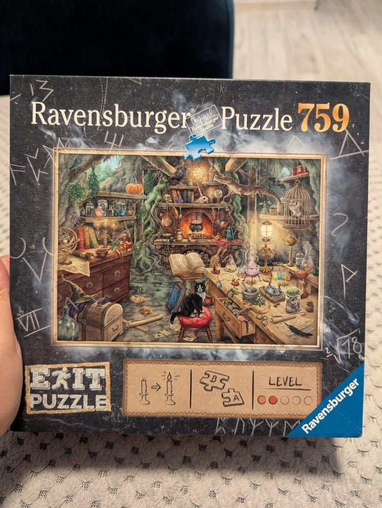 Puzzle Kuchnia wiedźmy escape room exit puzzle ravensburger 759