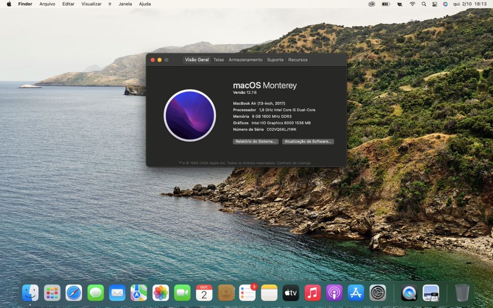 MacBook Air 13” (2017) | i5 | 8GB RAM |