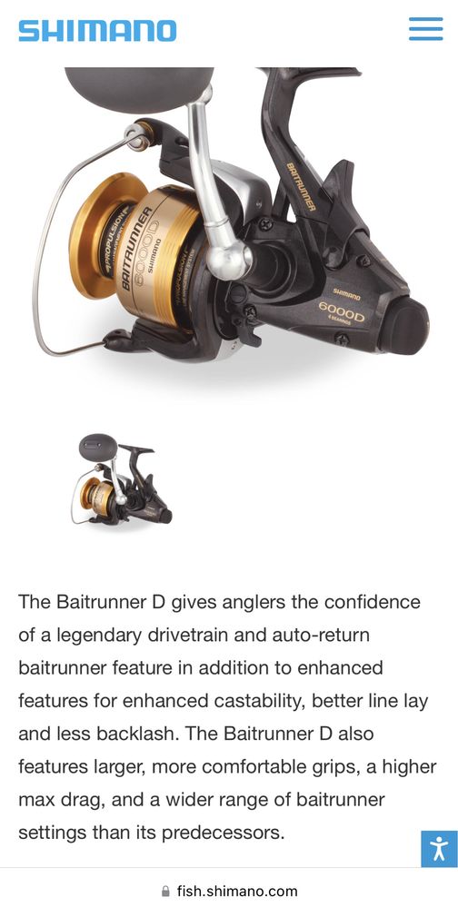 Carreto de pesca SHIMANO bairunner 8000D