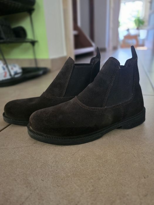 Sztylbety jeździeckie Fouganza zamszowe 32