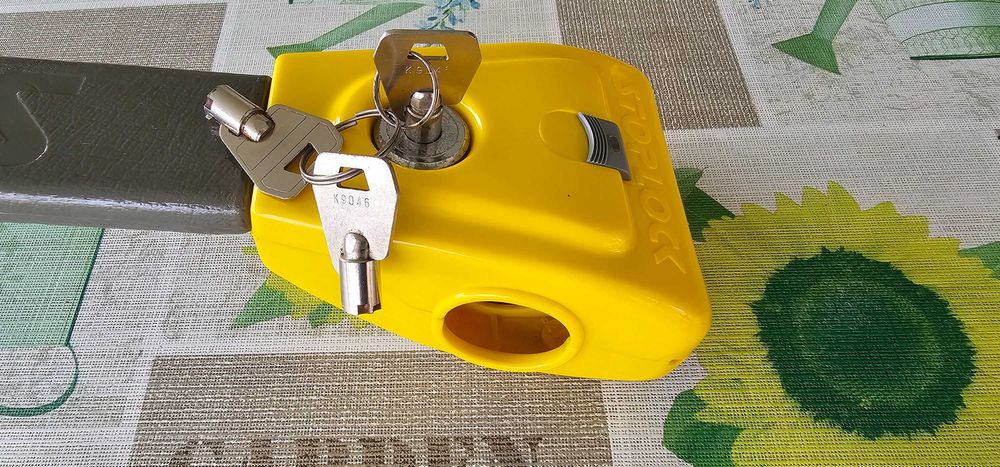 Bloqueador de barra de bloqueio de volante anti-roubo