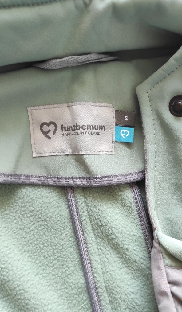 Kurtka fun2bemum do noszenia dziecka ciążowa softshell