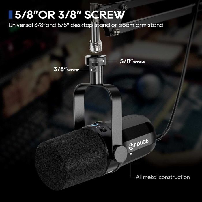 Mikrofon dynamiczny wokalny Fduce SL40 USB/XLR