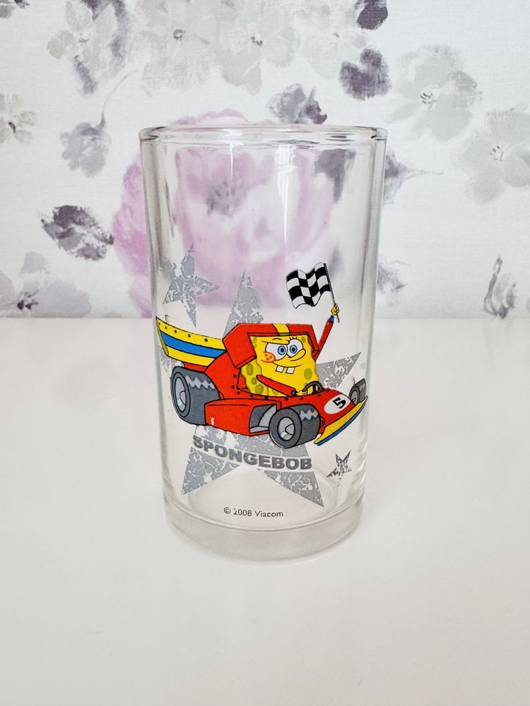 Szklanka SpongeBob Kanciastoporty, viacom 2008