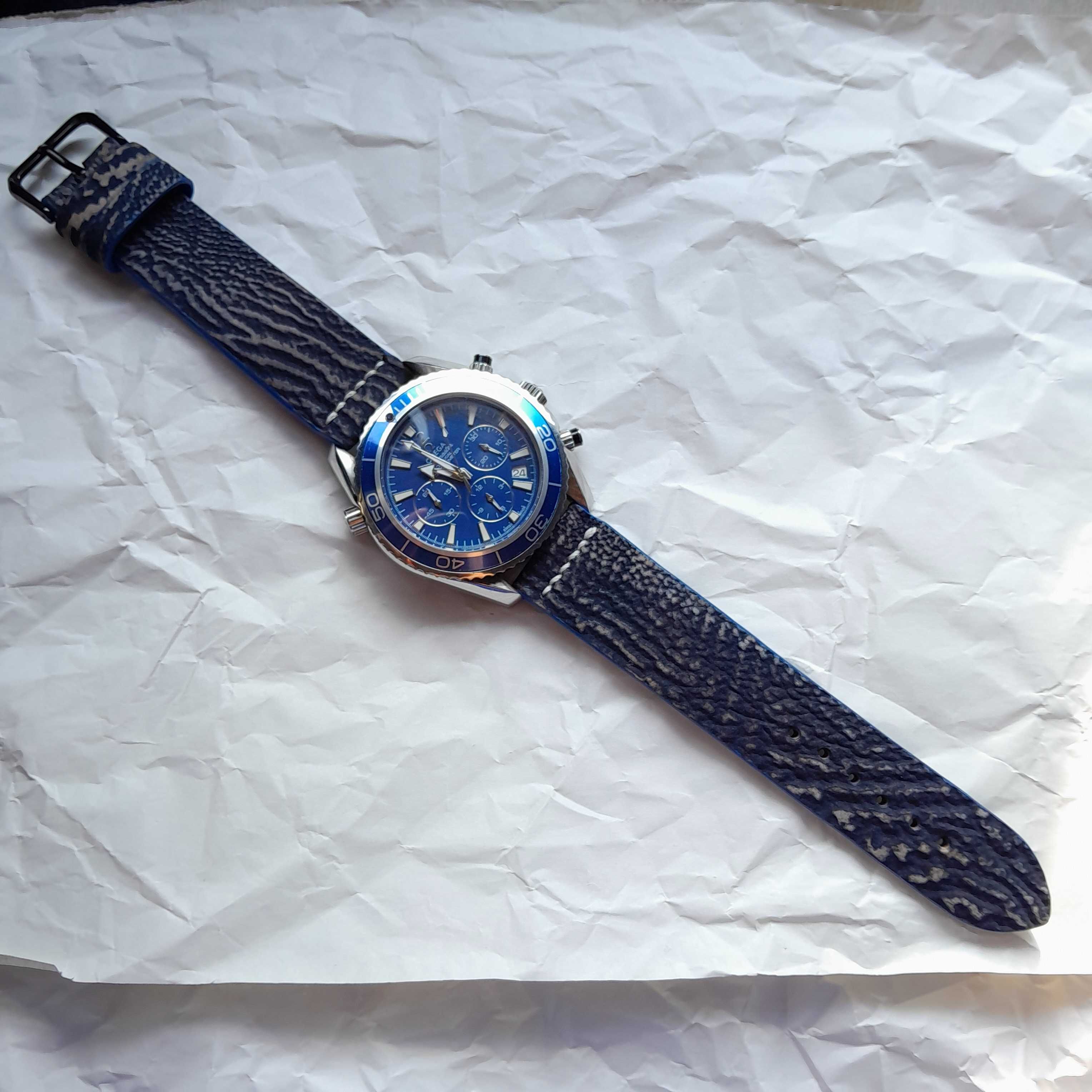 Ремешок для часов из кожи акулы, omega,breitling, Tissot, Longines