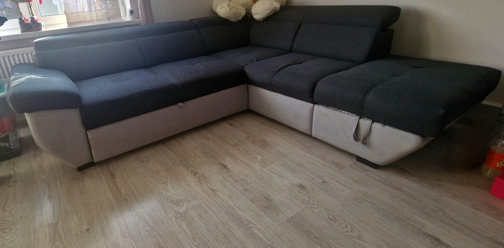 Narożnik z funkcją spania