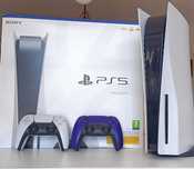 PS5 | PlayStation 5 com Disco 1 TB + 2 Comandos + 2 Jogos