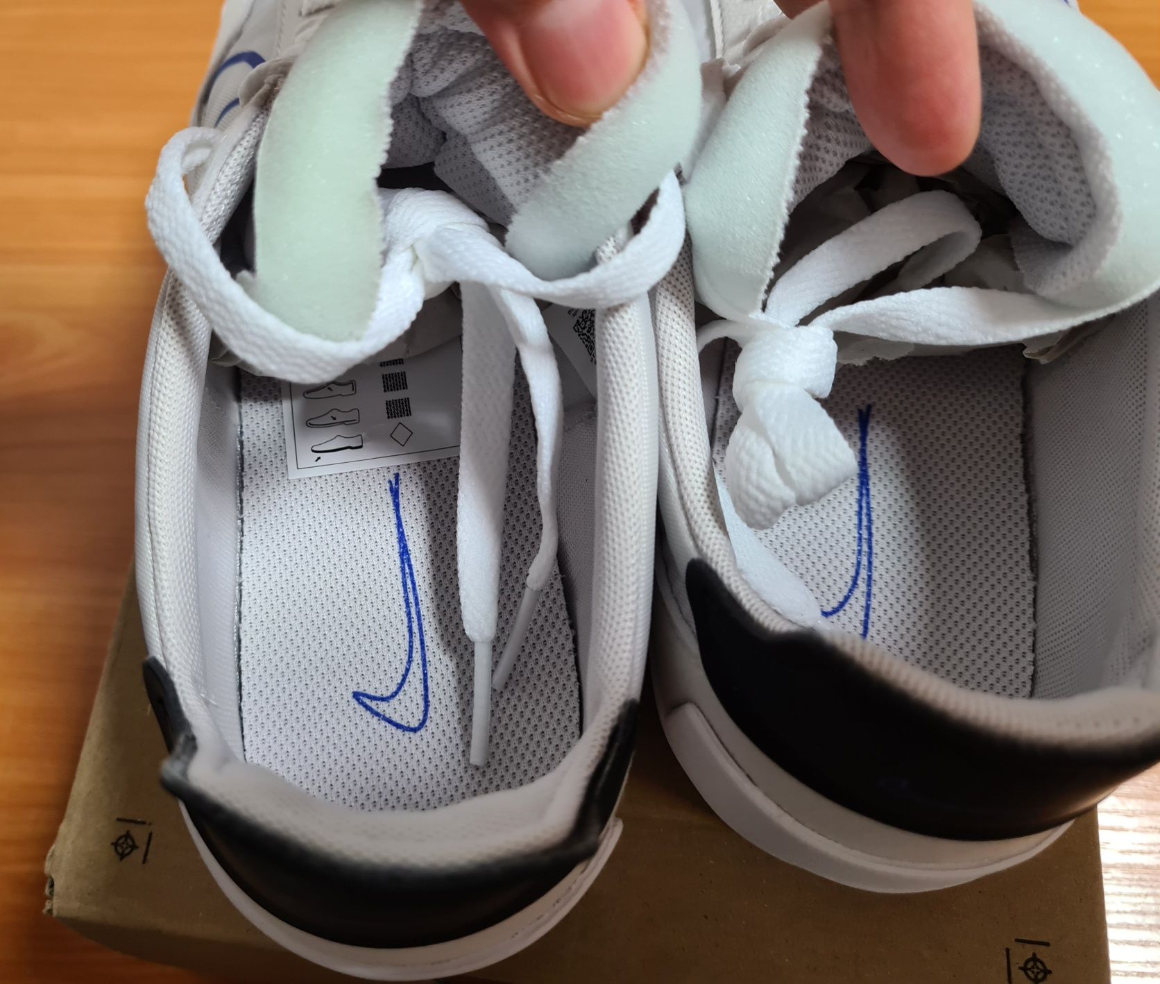 Nowe Nike Drop-Type 40,5 białe trampki sportowe