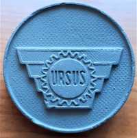 Ursus C-4011 Logo, emblemat znaczek na maskę, znak firmowy