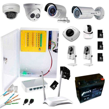 Комплект видеонаблюдения для частного дома 2 MP WiFi + SD