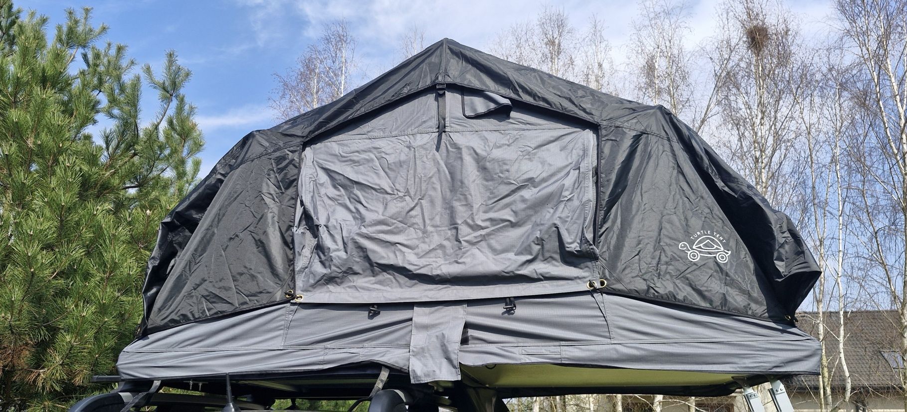Namiot dwuosobowy dachowy S120K. Mini lekki. TurtleTent Turtle Tent