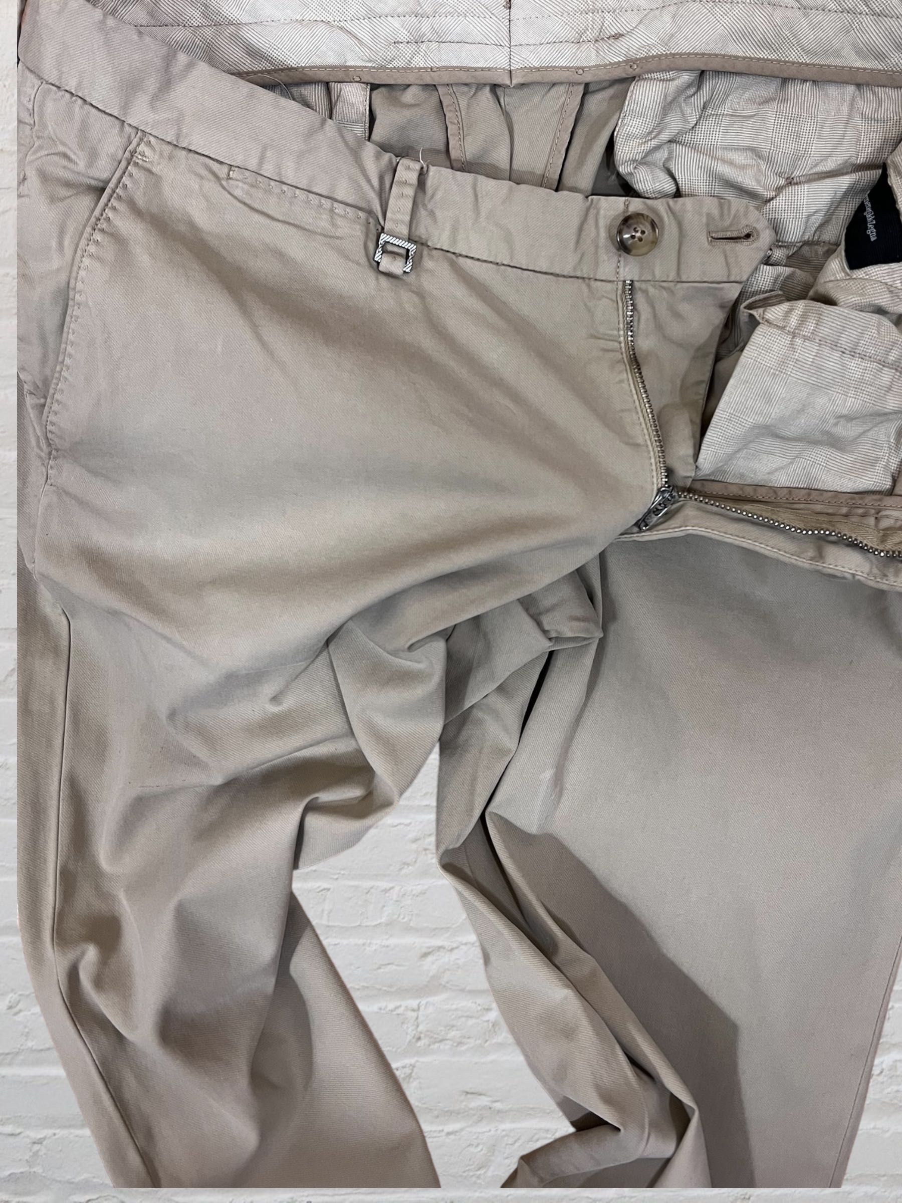 Ermenegildo Zegna roz. 50 męskie spodnie chino