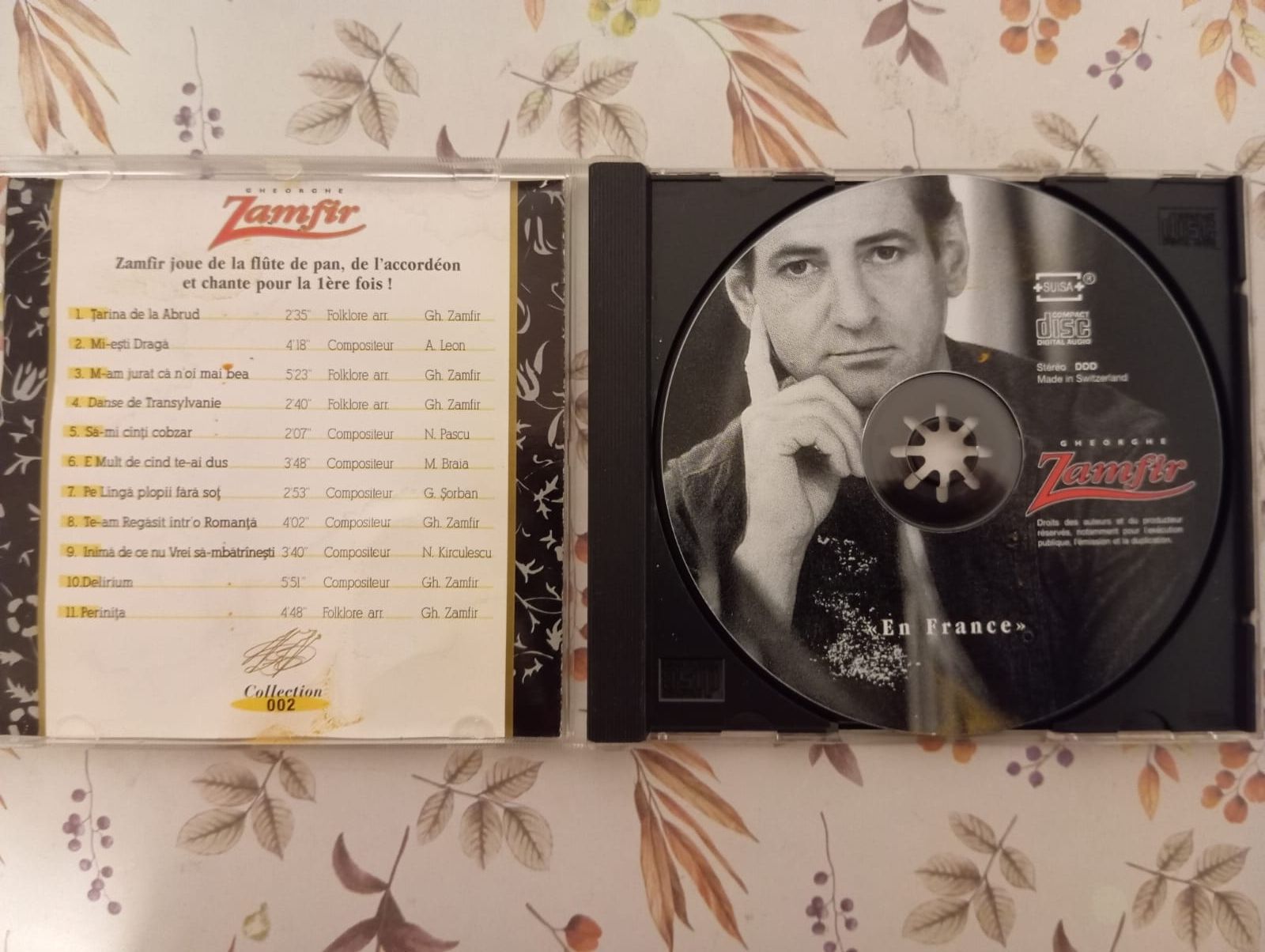Gheorghe Zamfir, En France, CD, legenda