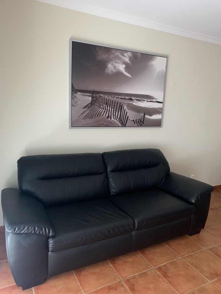 Sofá de pele IKEA