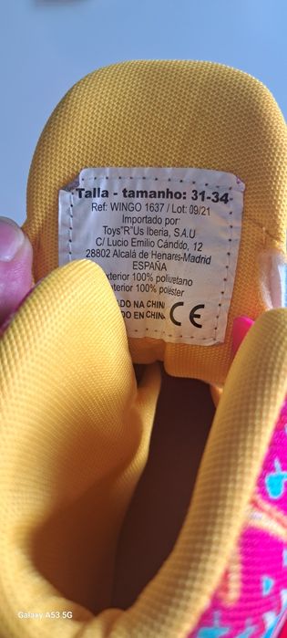 Patins em linha crianca