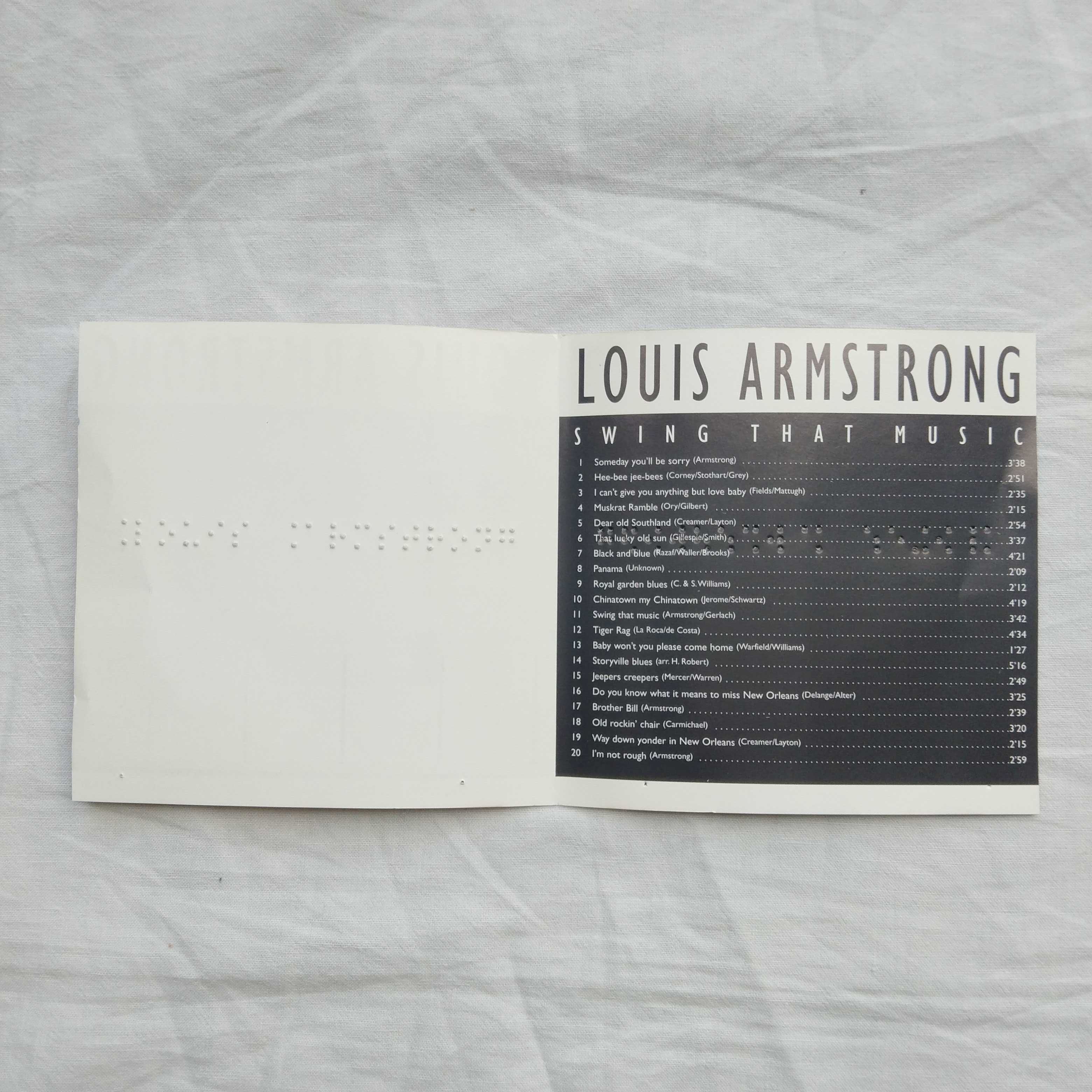 Louis Armstrong - Swing That Music , płyta Cd