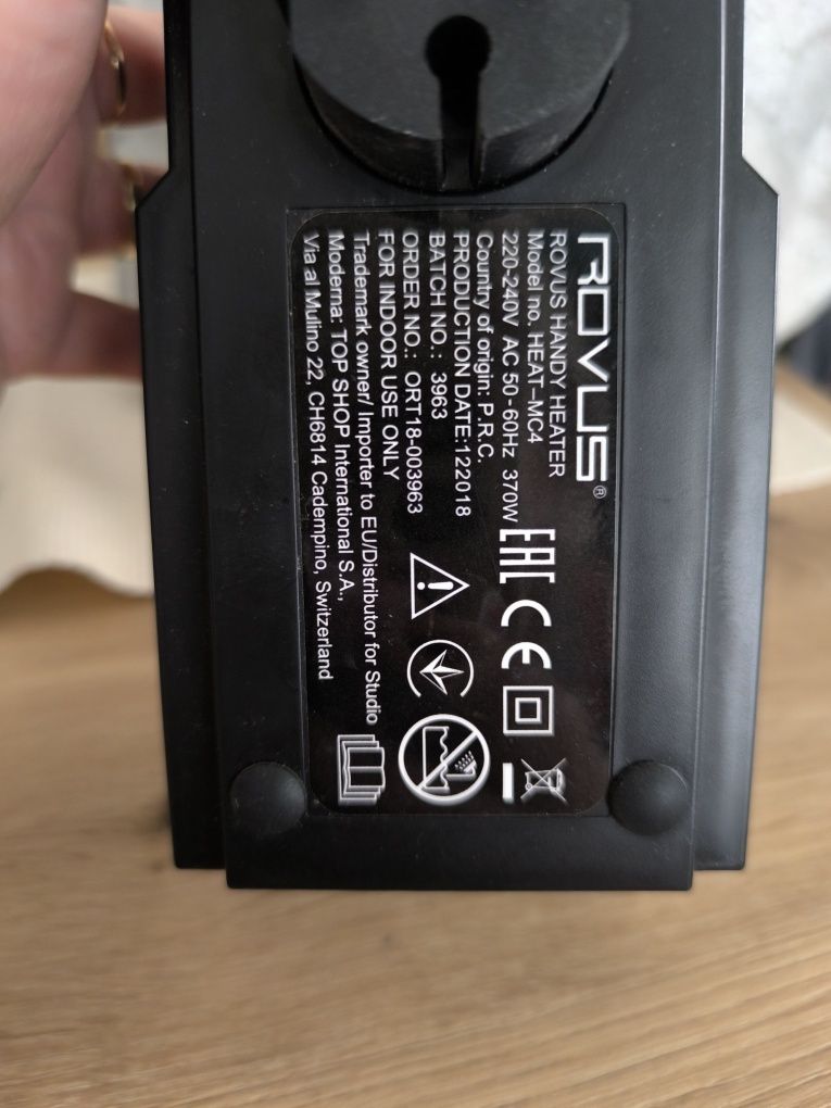 Mini Grzejnik Rovus Heat-Mc4, przenośny grzejnik do gniazdka elektrycz