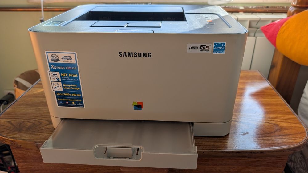 Samsung C410W Drukarka laserowa kolorowa wieczny chip Wi-Fi