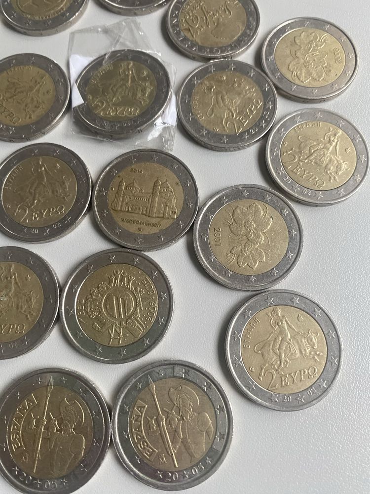 Moedas para colecao de 2€