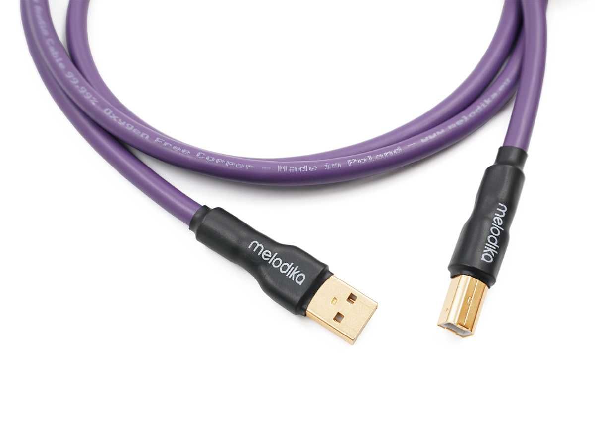 Melodika kabel USB 2,0  A-B dł 1 m