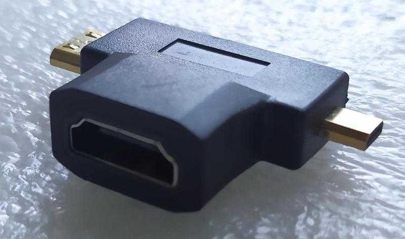 HDMI перехідник мама тато mini micro HDMI адаптер