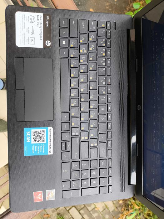 Недорогой бизнес ноутбук HP 15-db0066wm 8/256Gb Ryzen 3 2200U