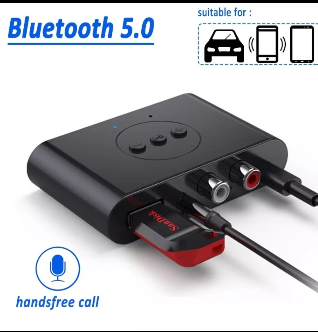 Bluetooth 5.0 Audio Receiver - Car Hands Free Call