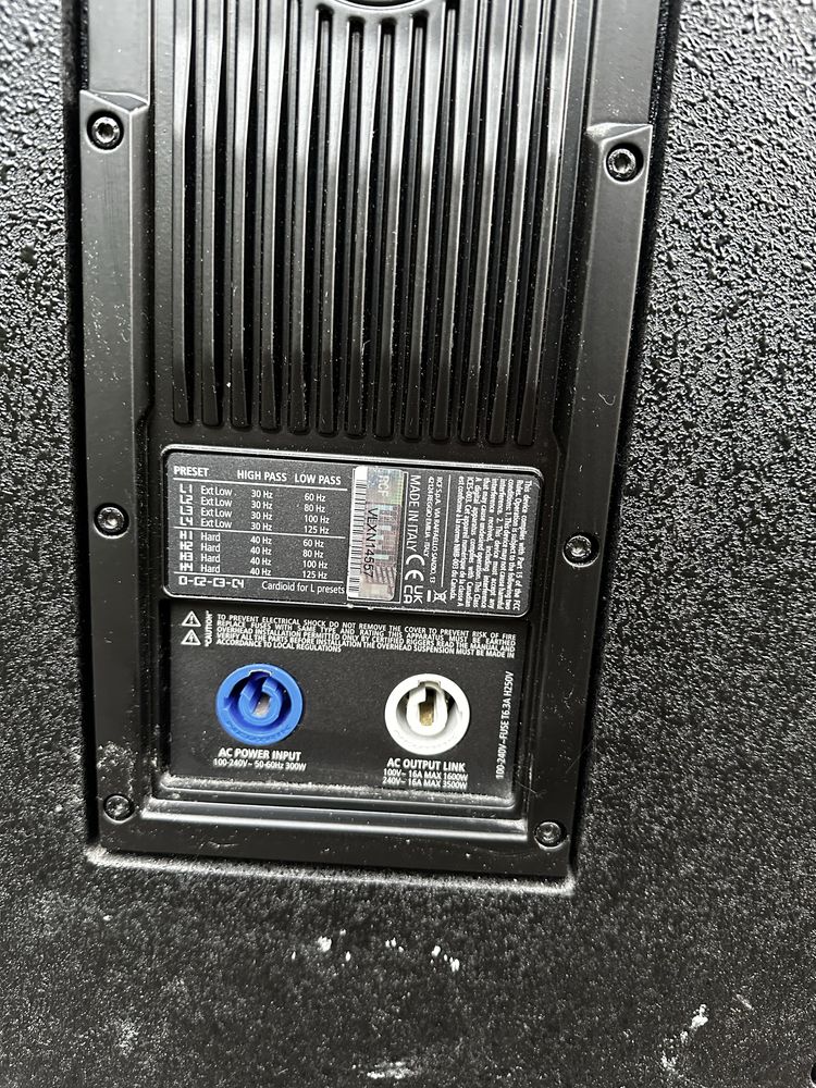 Aktywne głośniki RCF 4x ART 910-A i 2x SUB 8003-AS II idealny stan