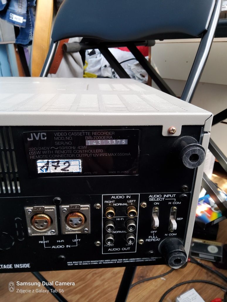 Magnetowid/duplicator JVC BR7000ERA