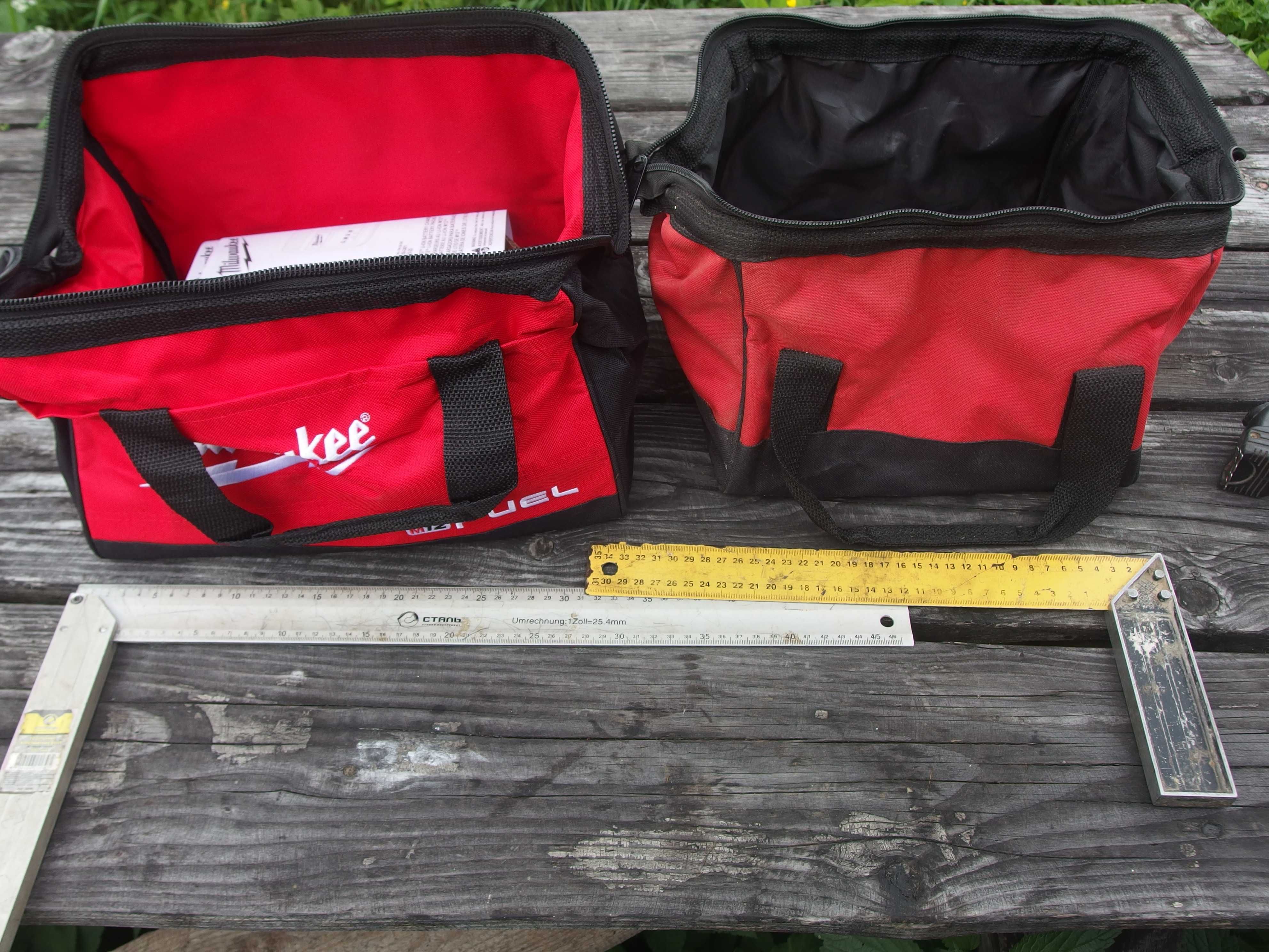 Milwaukee M12 шурупокрут 2407/електро-рубанок M18/батареї 6+4+2.5Ah HO