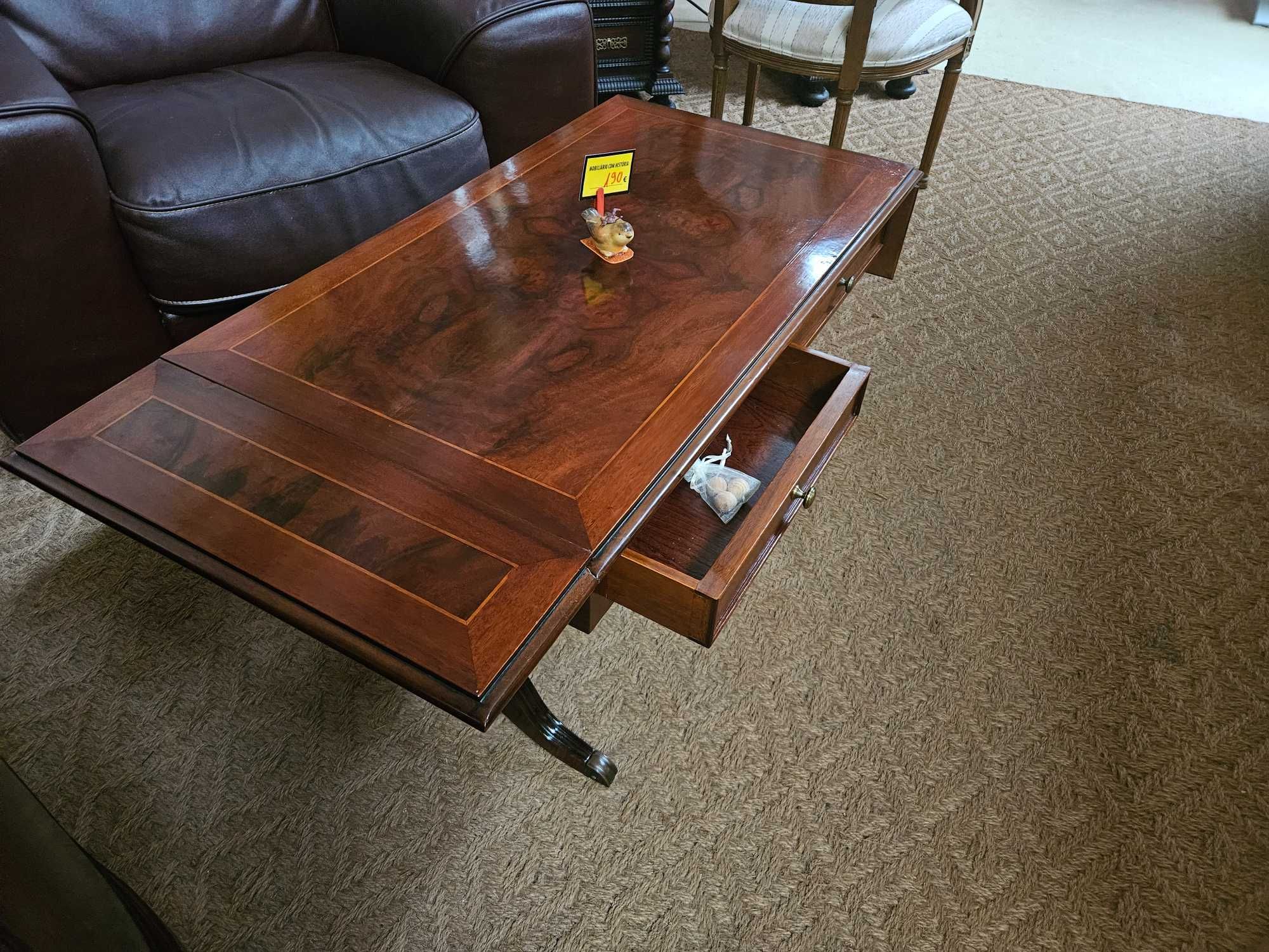 Mesa de centro em madeira - Extensível - óptimo estado
