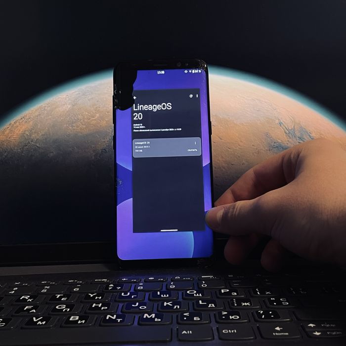 Samsung galaxy s8 black android 13 64gb